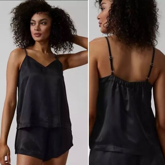 NWOT - Athleta Calm Cool Cami Sleep Top Size Medium Rose NWT Retail $54 - Picture 4 of 6